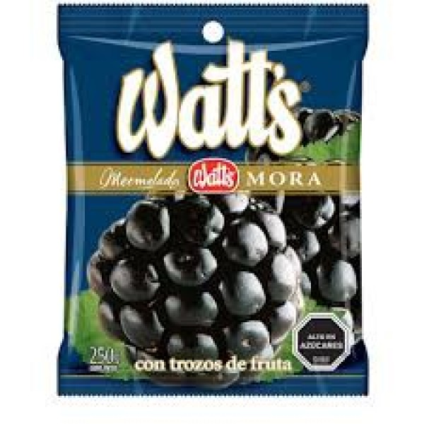 Mermelada Mora Watts 250 g