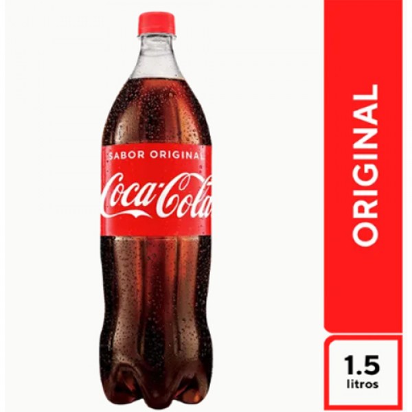 Coca Cola Original 1,5 litros Desechable