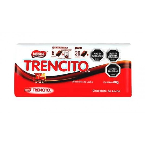 Chocolate de leche Trencito 80 g