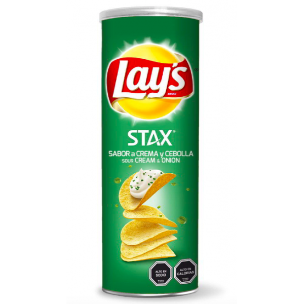 Papas fritas Stax Crema y Cebolla 134 g