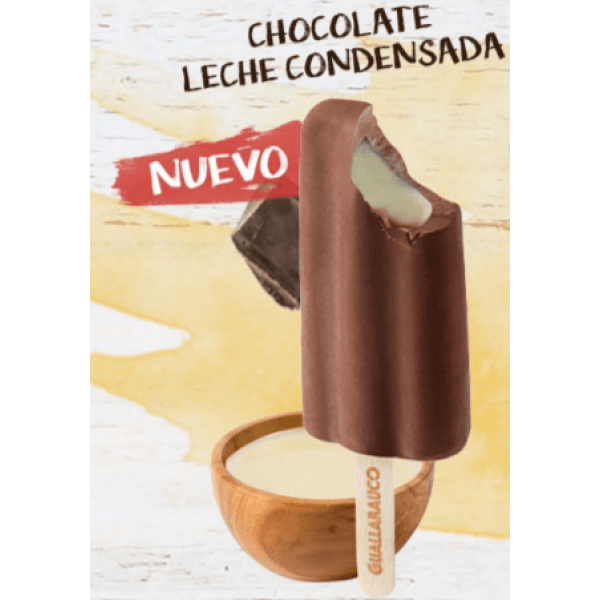 Helado Guallarauco chocolate y leche condensada