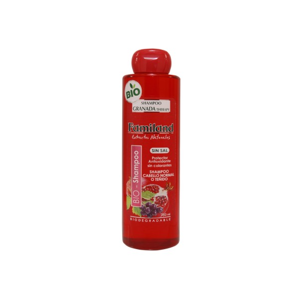 Shampoo Familand extractos naturales sin sal 450 ml