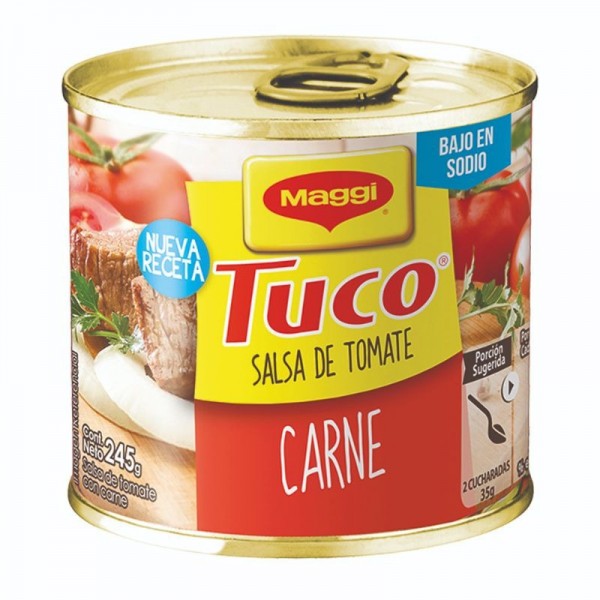 Salsa de tomate Tuco de Carne 254 gr