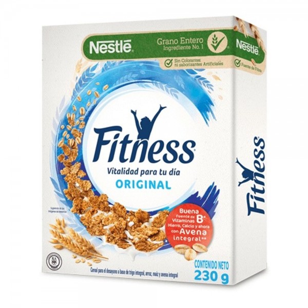 Fitness cereal Nestle 230 gr sin azucar añadida