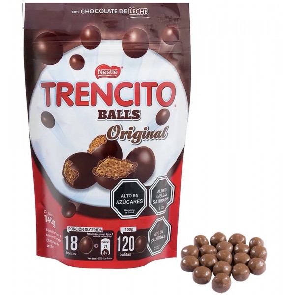 Chocolate Trencito balls 115 gr