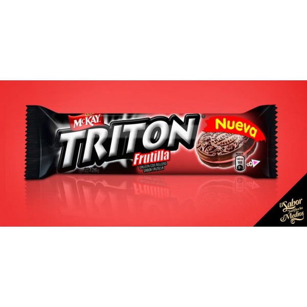 Triton sabor frutilla 126 gr