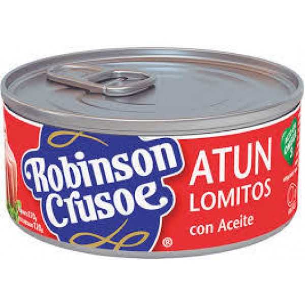 Atún lomitos en aceite Robinson Crusoe 160 g