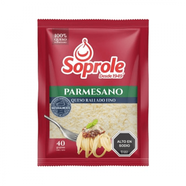 Queso parmesano soprole 40 gr