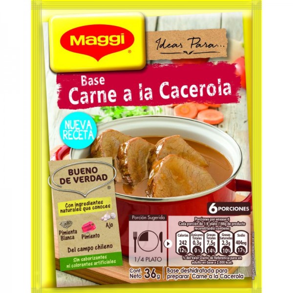 Base carne cacerola Maggi 33 g 