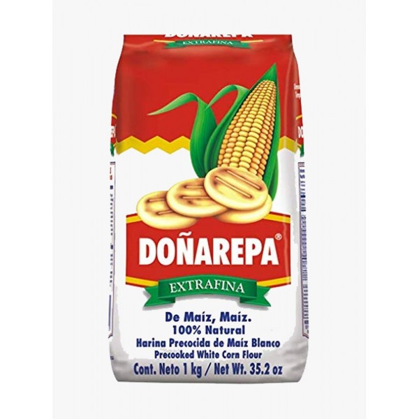 Harina Doña Arepa maíz blanco 1kg